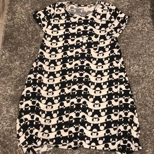 LulaRoe black and white Minnie Carly (M)